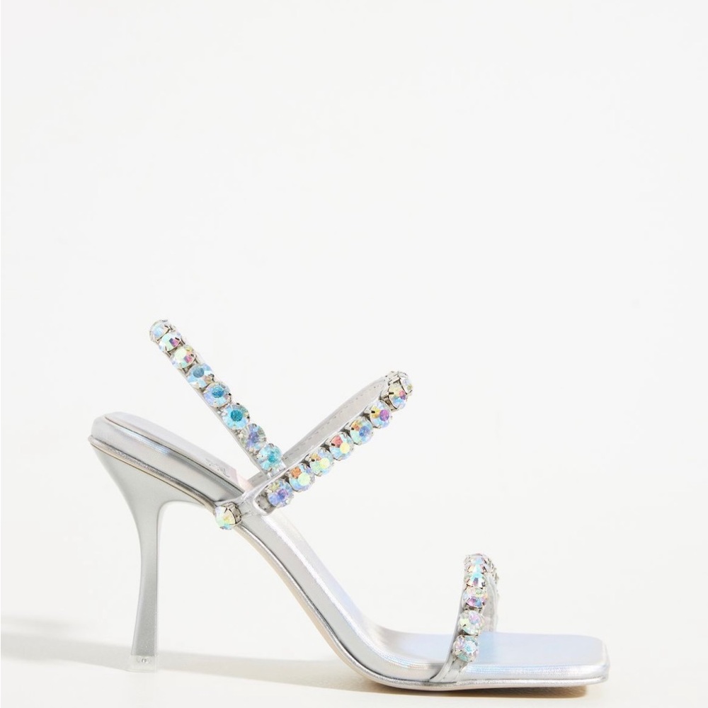 NIB Jeffrey Campbell Heels - Size 6 Silver